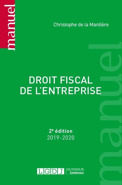  Manuel de Droit fiscal de l'entreprise